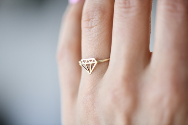 GRAV diamond Arany 14K Gyűrű
