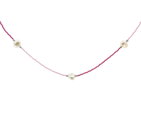 GRAV Pink Design Pearl Ezüst 925 Nyaklánc