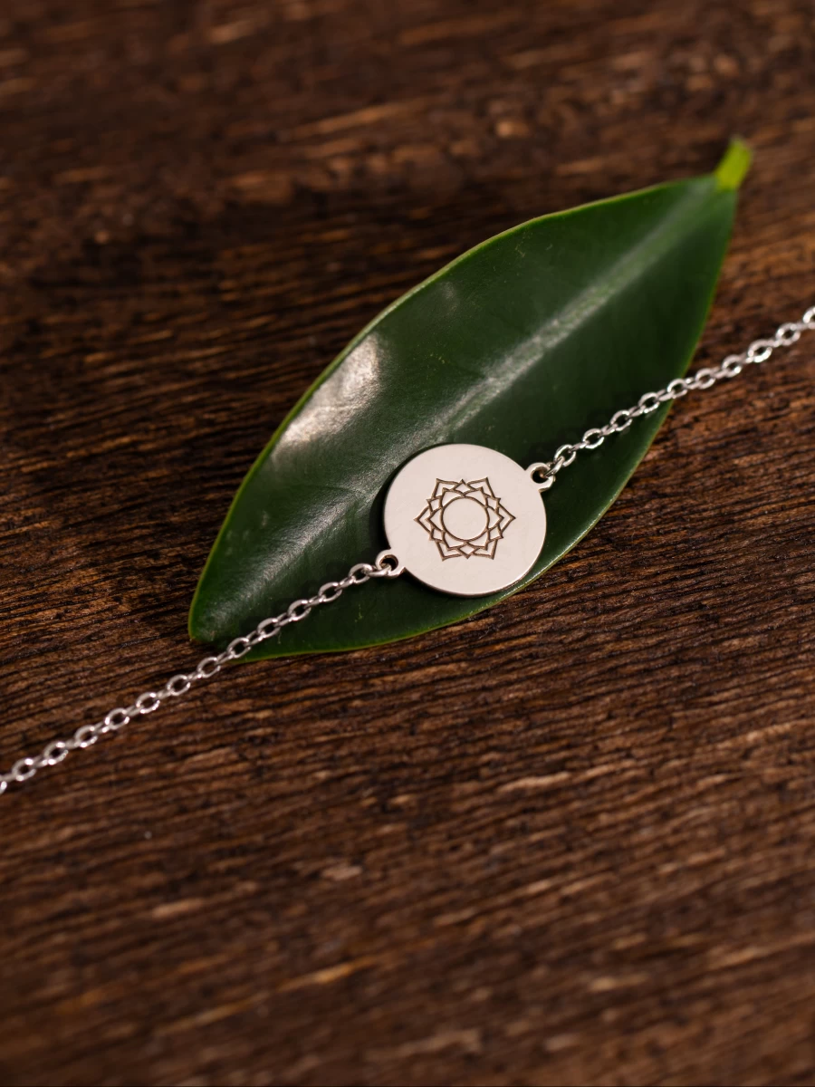 Korona Csakra Ezüst 925 Karkötő