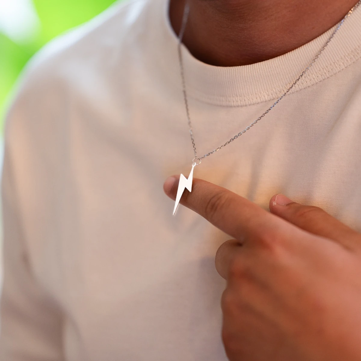 Grav Men Flash Ezüst Nyaklánc