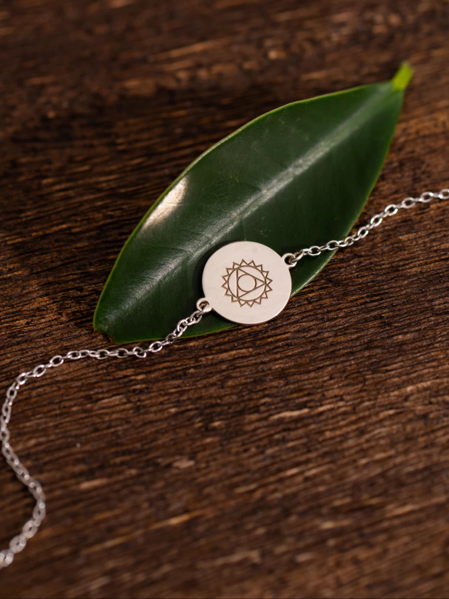 Torok Csakra Fehér Arany 14K Karkötő