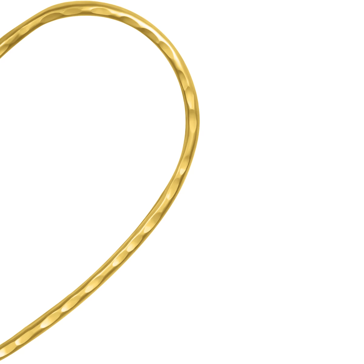 Egyedi Szív Arany Karkötő